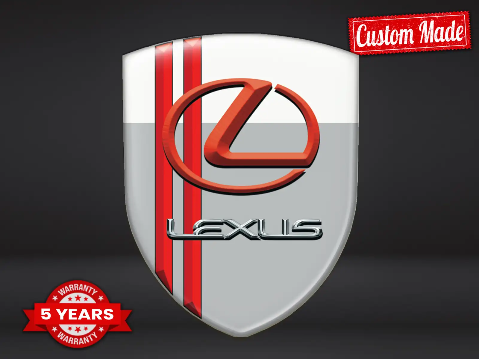 Lexus Vinilos Ventana Coche Deporte Personalizable Resistente